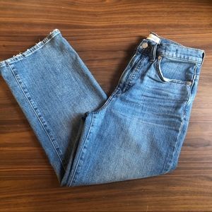 Madewell Slim Wide Leg Jeans in Garrett